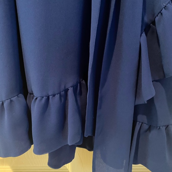 1. STATE cobalt blue EASTER wrap dress size 10 - Picture 13 of 16